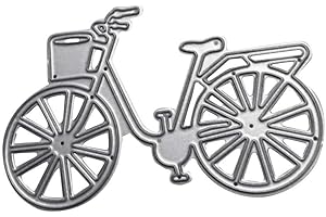 GEMINIMALL Gemini_mall® Cutting Dies for Card Making, Bike Shape Cutting Dies Metal Embossing Stencil For Scrapbooking DIY Album Paper Card Art Craft Decor Wedding Christmas Birthday Card Making Mold Tool Gifts