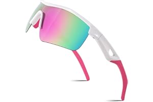 FEISEDY Kids Sunglasses Boys Girls Polarised Sports Baseball Cycling Sunglasses TR90 Frame UV400 Protection B2454