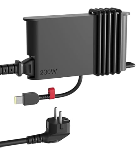 ANTWELON 300W laptop Oplader Voeding Charger Oplaadkabel 20V 15A AC Adapter voor Lenovo Legion 5 7 5i 7i Y720 Y740 ThinkPad R7000P R9000P Y9000K 9000K Yoga AIO 7, ADL300SLC3A ADL300SDC3A Power Supply