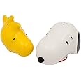 Vandor Peanuts Snoopy and Woodstock Ceramic Salt and Pepper Set (85030)