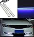 Produktbild Tonsee Nebel der 2x14cm heller dünner PFEILER Auto-LED Blaulicht-DRL der Lampen-Silber fährt