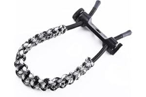 ‎SHARROW SHARROW Bogenschießen Handgelenkschlinge, Bogenschlingen Geflochten Bogen Handgelenk Schlingen Justierbares für Recurve Compound Bogen