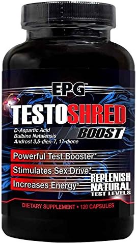 EPG TESTOSHRED Boost 120 capsules