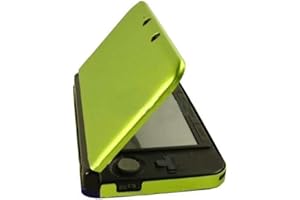 GOZAR Multicolor Aluminum Hard Metal Case Cover Shell Compatible with 3DS XL LL - Green