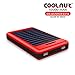 COOLNUT 10000mAh Solar Power Bank with Solar Panel (RED) RS.1699.00