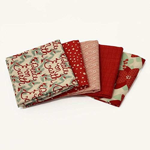 Winterberry 5 Fat Quarters - Berry