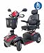 Produktbild Scooter Envoy BL350 (6 km/h), Batterie 50 Ah, Kirsch-Rot, Die mobile Freiheit für Menschen mit Bewegungseinschränkung, Senioren und Rentner, extra großer Fußraum, große Räder, Rückspiegel, Einkaufskorb. Mit Straßenzulassung und Mitnahmemöglichkeit in Öffentlichen Verkehrsmittel