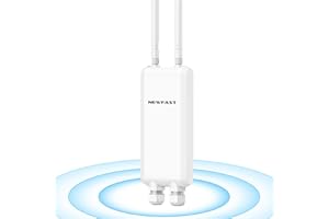 ‎NEWFAST NEWFAST WLAN Access Point,AC1200 Outdoor WiFi Access Point mit 3 Gigabit Ethernet Port,2025 Neuestes Dualband Wetterfeste Outdoor WLAN Repeater,PoE Powered,IP66 Water Resistant,Repeater/AP/Router Modi