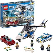 LEGO City Police High Speed Chase Building Blocks for Kids 5 to 12 Years ( 294 Pcs) 60138 (Multi Color)