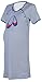 Happy Mama. Women's Maternity Hospital Gown Nightie for Labour & Birth. 363p (Navy, UK 12/14)