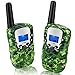 Produktbild Topsung Walkie Talkie Kinder Funkgerät - Mit LCD Dispplay VOX Taschenlampe Walky Talky 3Km Long Range Woki Toki für Jungs (T388 Tarnung Grün)