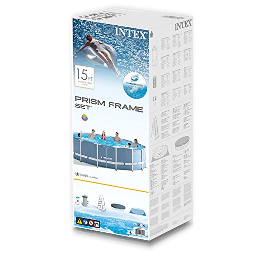 INTEX 28736 PRISM Frame Pool 457x122cm Komplett-Set - 7