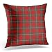 Produktbild Cupsbags Throw Pillow Cover Red Plaid Macgregor Clan Green Scottish Decorative Pillow Case Home Decor Square 18x18 Inches Pillowcase