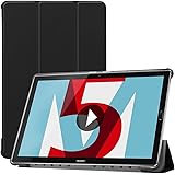 ebestStar - for Huawei MediaPad M5 10.8 Case Tablet 10.8, Smart Cover Magnetic Flip Protection, PU Leather, Black