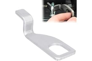 SPEACOUR Auto Heckklappenhalterung Heckklappenaufsteller Edelstahl Heckklappen-Abstandshalter Heckklappenhalter für Wohnmobil, California, Multivan, T4, VW, V2A Showcase, Van, Cambus (Silber)