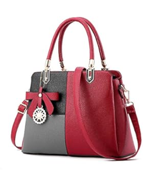 ANNE Damen Henkeltasche Damen Handtaschen-Spell Wine red