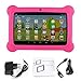 Produktbild WEINANA Professional 7 inch Children Tablet 2G+16G A33 Quad Core Dual Camera 1024 * 600 for Android 4.4 Tablet PC with Silicone Cover