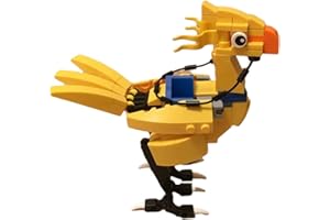 LXBH Minifigures Ensemble De Blocs De Construction 110 Pièces MOC-25962 Final Fantasy Chocobo Nano Micro Blocs De Construction Minifigures Ensemble De Jouets De Construction Compatible avec Lego