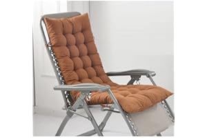HOOWARM Coussin Bain de Soleil Lounge Rocking Chair Coussin Transat de Jardin Coussin Transat Fauteuil Relax Lounge épais Pad Coussin de Chaise Longue de Patio Doux Matelas ( Color : X , Size : 48*155CM )