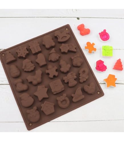 MINFEIDMS Moule En Silicone Pour Fondant En Forme D'écureuil, Pommes De Pin, Gland D'arbre Pour Décoration De Gâteaux, Cupcakes, Bonbons, Chocolat, Pâte à Sucre, Argile Polymère