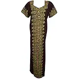 Indiatrendzs Women Nightwear Cotton Printed Nighty (Chest 42)