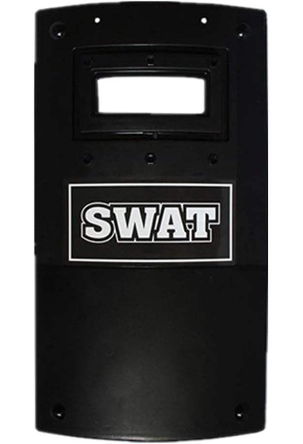 EUPSIIU 3 Pièces Police Swat Déguisement de Policier Avec Chapeau de Policier Réglable Lunettes Noir Policier Badge Détective Swat Jeu de Rôle Accessoires pour Halloween Party Costume Dress up(3PCS