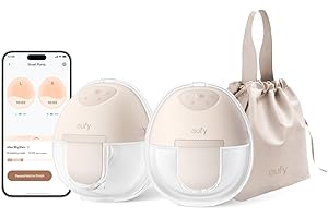 ‎EUFY SECURITY eufy Security Laktator E10 Elektryczny, przenośny, bezdotykowy, regulowany rozmiar idealny dla matek,