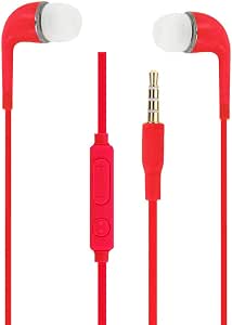 Auricolari per POCO F3 di alta qualità audio Intrauricolare in silicone  ultra confortevole, isolante, con controllo del volume e microfono, colore:  rosso : Amazon.it: Elettronica