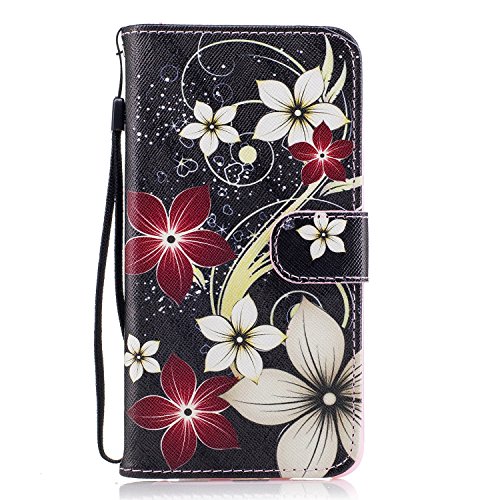 BONROY Honor 8 Wallet Case, Honor 8 Leather Case, Folio Flip Case Cover for Huawei Honor 8 with Strap, Premium Soft PU Leather Notebook Wallet Cute Animal Cat Pattern Design Case with [Kickstand] Stand Function Card Holder and ID Slot Slim Flip Protective Skin Cover for Huawei Honor 8