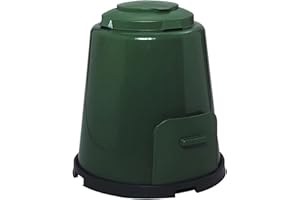 TIERRA GARDEN Contenitore Composter 'Circolare' Apertura Superiore E Inferiore per Prelievo Terriccio.