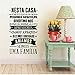 Produktbild Mhdxmp Portugiesische   Hausregeln Wandaufkleber Dekoration Portugiesische Version Wandtattoos Nesta Casa Em Vinil 45 * 75Cm