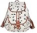 Produktbild Frauen Schwalbe Schwalbe Print Casual Canvas Umhängetasche Rucksack , Weiß