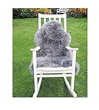 schaffell grau öko wunderschönes Farbenspiel in Grautönen, je nach Lichteinfall