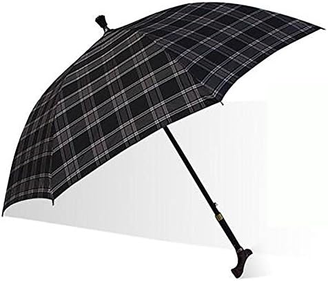XUAN Cane umbrella Walking Stick old man detachable sunny skid climbing T-Handle adjustable , c