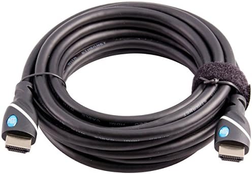 Top Dog Cables - TD-07BKWH25- Premium 25 Foot High Speed HDMI Cable with Ethernet - Black/White - 3D HD PS3 4 XBOX One 360 DVD TV Blu Ray