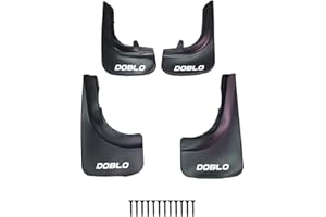 accessorypart Schmutzfänger Spritzschutz für FIAT Doblo Vorne + Hinten 4 TLG Set