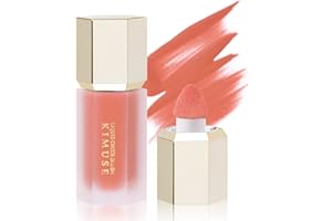 KIMUSE Liquid Blush Gel Crème Natural Effet fards à joues Liquid - Texture léger respirante, imperméable longue durée, Cheek Heat, Pour Tous Types de Peaux