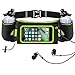 Produktbild iRainy Trinkgürtel laufen mit 2 Flaschen Touchscreen Laufgürtel passt iPhone 6 Plus, 6S, Samsung S7 LG für Joggen Fahrradfahren Reise Marathon Oder andere Outdoor-Aktivitäten