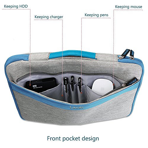 Lacdo 14-15.4 Zoll Wasserdichte Laptop Sleeve H¨¹llen Notebook Tasche f¨¹r Macbook Pro 15″ Retina Desiplay / Protective Ultrabook ASUS, Toshiba, Dell, Lenovo, HP, Chromebook,Blau - 6