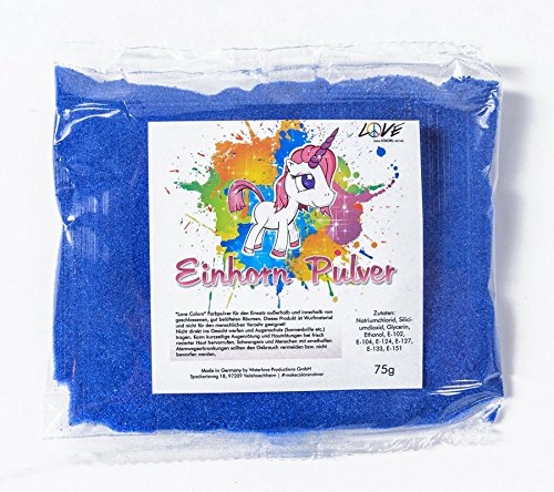 Love Colors EINHORNPULVER – Holi Gulal Farb Pulver – 5 x 75g Beutel / weltexklusives, wasserfeundliches Farbpulver / auch für INDOOR / wasserlöslich, leicht auswaschbar / antiallergen, Lebensmittelfarben / deutsche Produktion - 4