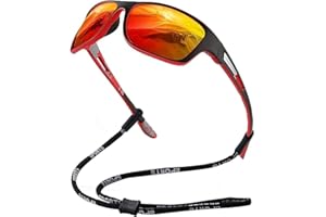 FDEETY Polarized Sports Sunglasses UV400 Protection for Sports Eyewear for Outdoors Cycling Fishing Golf Mountain Ski Running Camping Unisex