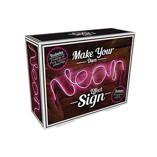 Unbekannt NO Brand Neon-Lichterkette, Metall, Rose, 3 m