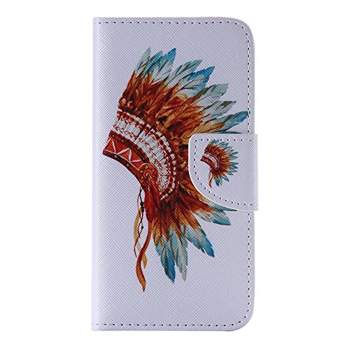 Nancen Samsung Galaxy S3 / I9300 (4,8 Zoll) Handy Lederhülle, Flip Case Wallet Cover with Stand Function, Folio Bookstyle Handytasche Soft Silikon Bunte Muster Tasche PU Leder Slim Shell Handyhülle.