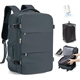 SZLX Vacuum Backpack with Pump Backpack Travel Cabin Airplane 40x30x20 Ryanair Vueling Wizzair Hand Luggage 40x30x20 Travel B