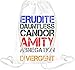 Produktbild Erudite Dauntless Candor Amity Divergent Slogan Drawstring bag