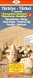 Image de Türkei 7. 1 : 500 000. ReiseKarte: Iskenderum, Hatay, Gazi Antep, Nemrut Dg., Mardin, Hakkari. Türkisch, deutsch, englisch