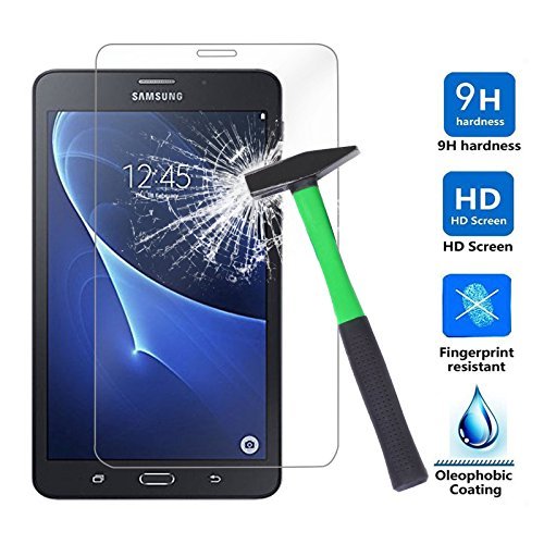 Galaxy Tab A 7.0 Displayschutz , Infiland Glas Folie Schutzfolie Glas Panzerfolie Displayschutzfolie für Samsung Galaxy Tab A 7.0 17.8 cm SM-T280 (7 Zoll) Tablet-PC(Tempered Glass)