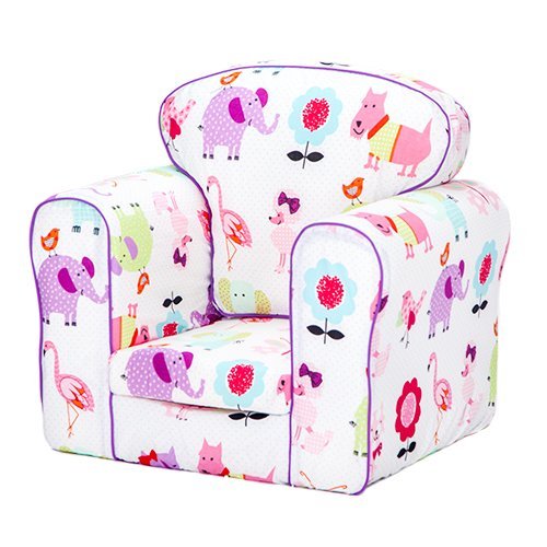 Ready Steady Bed® Cute Pets Design Upholstered Children's Armchair with Removable Cover
