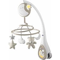 Mobile Musical Nuby Pour Bébé - 5 Mélodies, Peluches Douces, Bras Réglable | Berceau, Lit Bébé