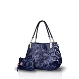 Nicole&Doris New Krokodil-Korn-PU-Leder-Frauen / Damen...